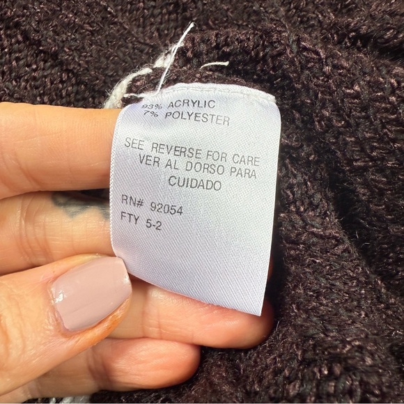 ❌SOLD🏷️Vintage 90s Carolyn Taylor Ribbed Knit Striped Sweater - Picture 5 of 6